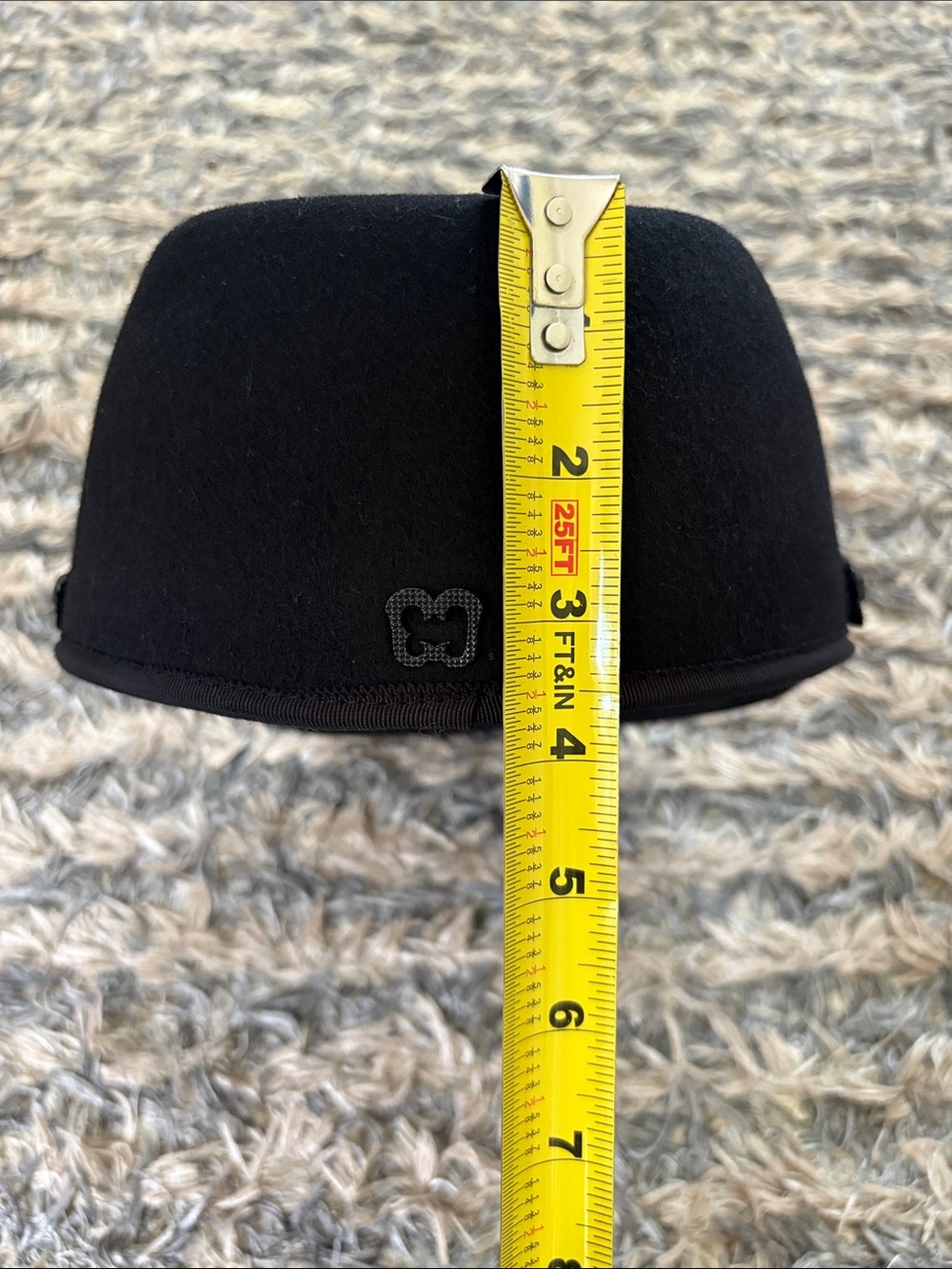 Eric Javits New York Black 100% Wool Water Repellent Newsboy Cap One Size - Picture 12 of 13